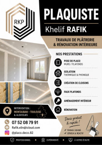 Photo de galerie - Plaquiste 