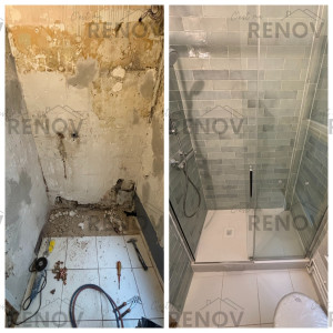Photo de galerie - Rénovation d'une salle de bain 