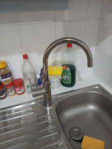 Photo de galerie - Changement de mitigeur cuisine.