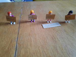 Photo de galerie - A l'aide des playmobil, je travaille la mémoire de travail. Les enfants apprécient car ils manipulent beaucoup de matériel dans mes accompagnements