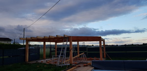 Photo de galerie - Pergola sur mesure 