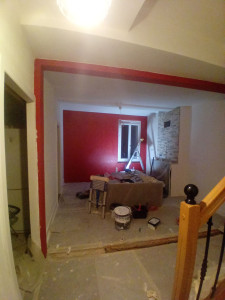 Photo de galerie - Caufrage ba13+ peinture .
