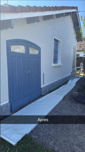 Photo de galerie - Peinture façade et boiserie