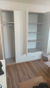 Photo de galerie - Montage armoire 4 portes 