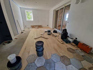 Photo de galerie - Pose de parquet - Revêtement de sol
