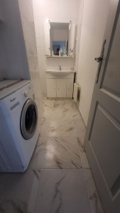 Photo de galerie - Pose carrelage salle de bain 
