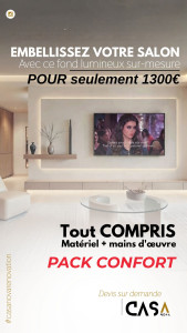 Photo de galerie - Pose du pack COMFORT