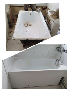 Photo de galerie - Changement de baignoire 