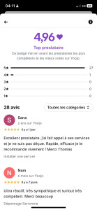 Photo de galerie - Avis sur une autre application de serrurerie 