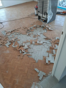 Photo de galerie - Pose de parquet - Revêtement de sol