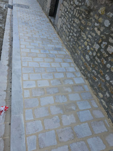 Photo de galerie - Pavé pierre blanche