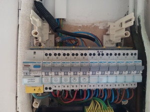 Photo de galerie - Recablage d'un tableau domestique