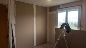 Photo de galerie - Pose de bande à joint 