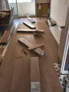 Photo de galerie - Pose de parquet - Revêtement de sol