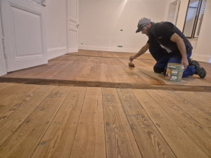 Photo de galerie - Pose de parquet - Revêtement de sol