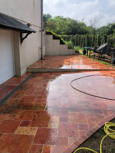 Photo de galerie - Nettoyage terrasse 