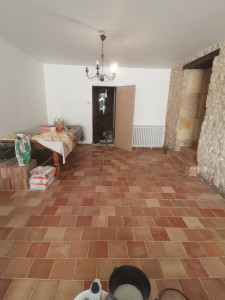 Photo de galerie - Pose de tomette 