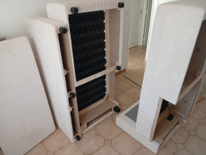 Photo de galerie - Montage de canapé début 