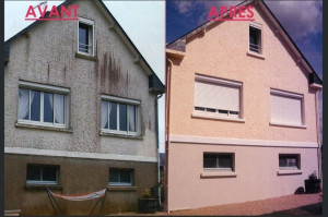 Photo de galerie - Lavage façade plus peinture 