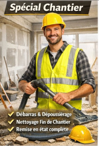 Photo de galerie - Nettoyage de fin de chantier. 