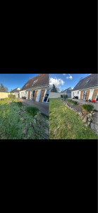 Photo de galerie - Avant/après désherbage 