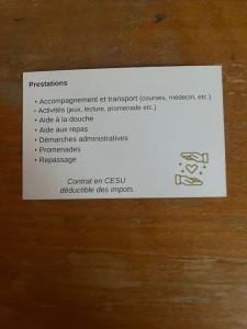 Photo de galerie - Service à domicile 