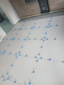 Photo de galerie - Pose carrelage intérieur 