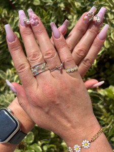 Photo de galerie - Extension demi capsule gel 