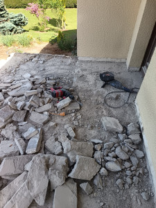 Photo de galerie - Terrasse en carrelage 