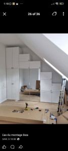 Photo de galerie - Dressing sous pente.