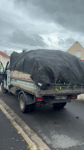 Photo de galerie - Sac de gravât + déchet vert 