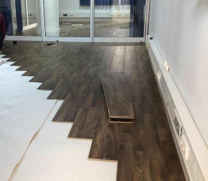 Photo de galerie - Pose de parquet - Revêtement de sol