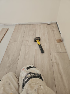 Photo de galerie - Pose de parquet - Revêtement de sol