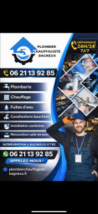 Photo de galerie - Plomberie, chauffage ,gaz , rénovation salle de bain , pause cuisine Équipée