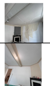 Photo de galerie - Renovation mur et plafond 