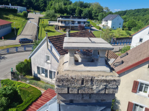 Photo de galerie - Changement socle et chapeau de cheminée 