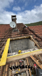 Photo de galerie - Rehaussement de charpente 