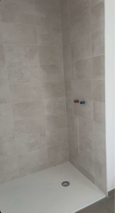 Photo de galerie - Pose de receveur de douche 