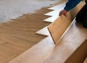 Photo de galerie - Pose de parquet - Revêtement de sol