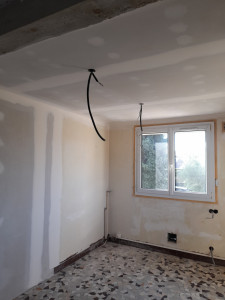 Photo de galerie - Réalisation d'un plafond auto portant