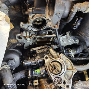 Photo de galerie - Fuite pompe à vide et boîtier de thermostat Citroën C3.