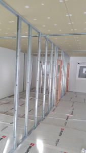 Photo de galerie - Travaux de platrerie sur un de mes chantiers 