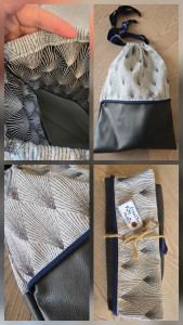 Photo de galerie - Couture d’accessoires, trousses, objets décoratifs (housse de coussin par exemple). 
ourlets de pantalons, etc... 