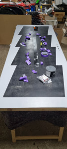 Photo de galerie - Mise en peinture et finition 