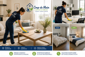 Photo de galerie - Entretien professionnel de logements – ménage complet et remise en état 