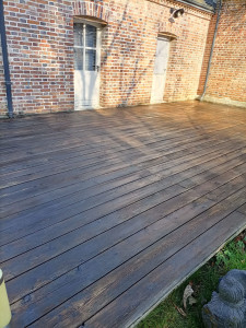 Photo de galerie - Entretien terrasse en bois 
