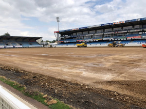 Photo de galerie - Pelouse hybride stade Pierre Antoine 