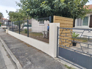 Photo de galerie - Pose de clôture 