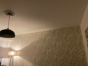Photo de galerie - Après la pose du papier peint