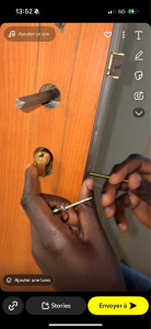 Photo de galerie - Ouverture de porte de serrure à larder